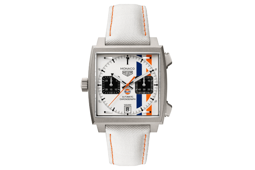 „Monaco Chronograph x Gulf“ von TAG Heuer