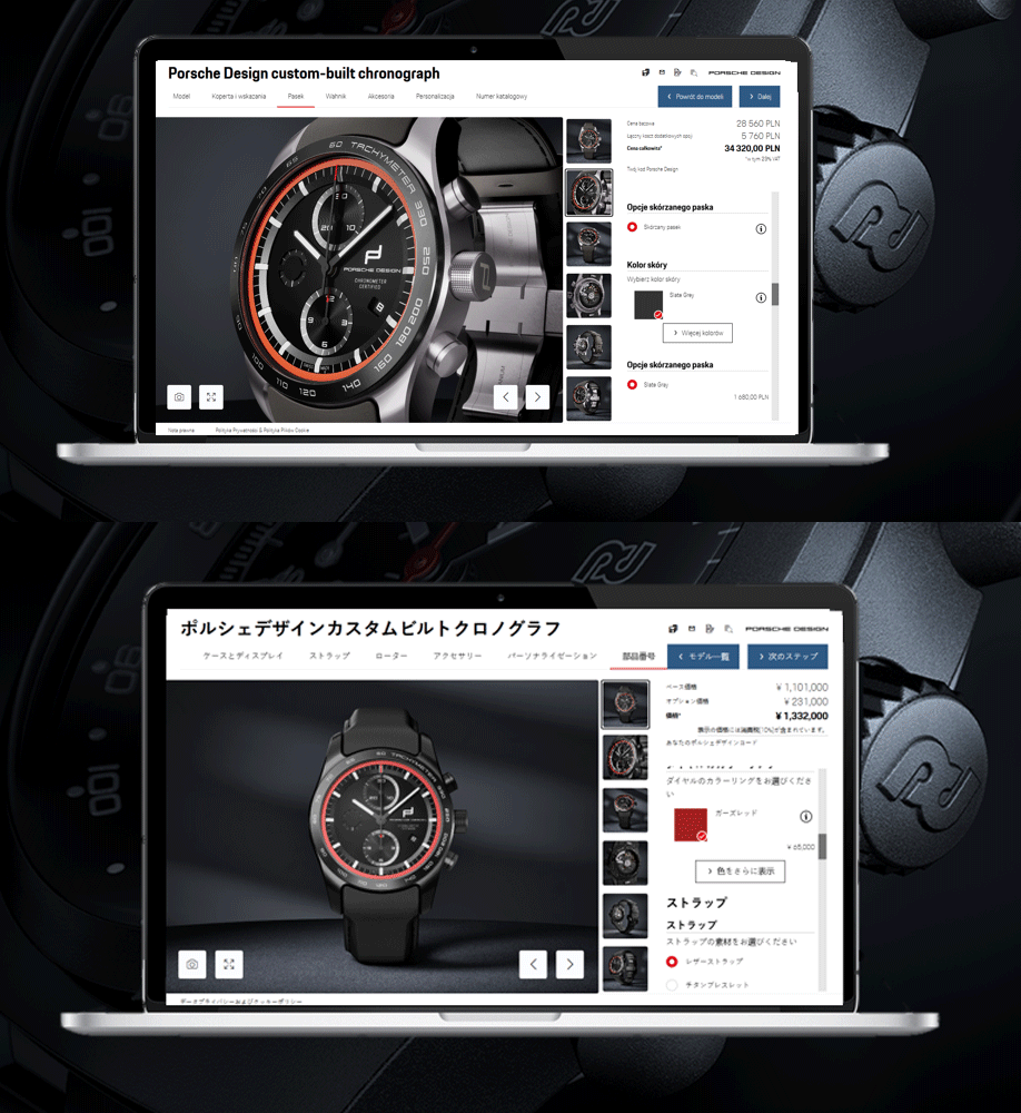 Porsche Design custom-built Timepiece