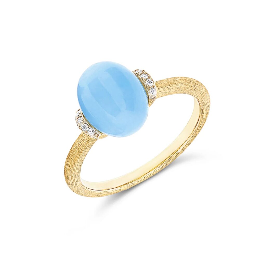 Nanis "Terre Lantone" Ring mit Mily Aquamarin.