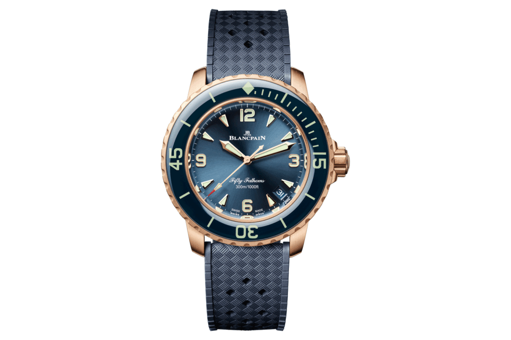 „Fifty Fathoms Automatique“ im 38er-Format von Blancpain