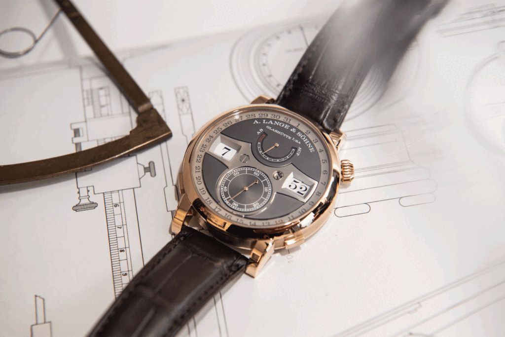„Zeitwerk Date“ in Rotgold von A. Lange & Söhne