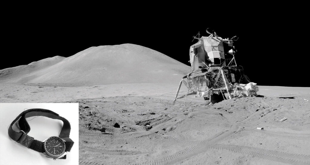Am 2. August 1971 landete nicht nur die Crew der Apollo 15 auf dem Mond, mit dabei war auch ein Bulova-Chronograph.