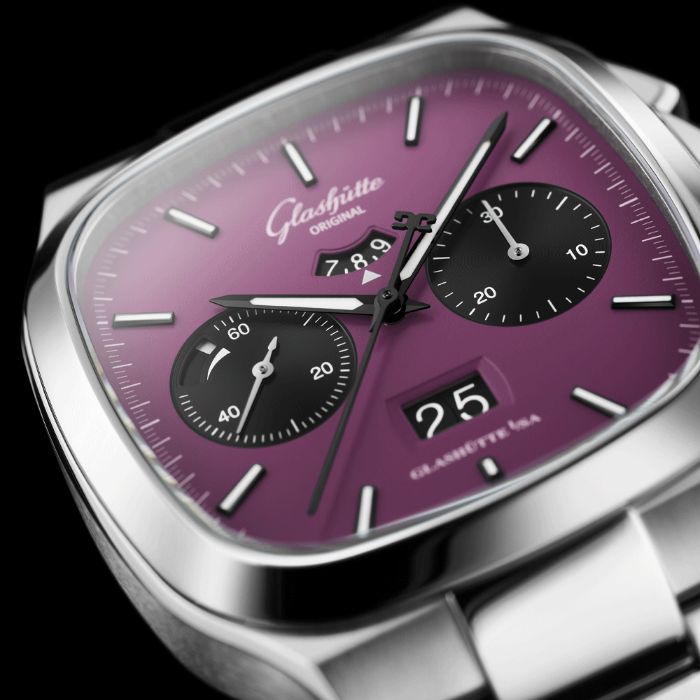 „Seventies Chronograph Panoramadatum“ von Glashütte Original