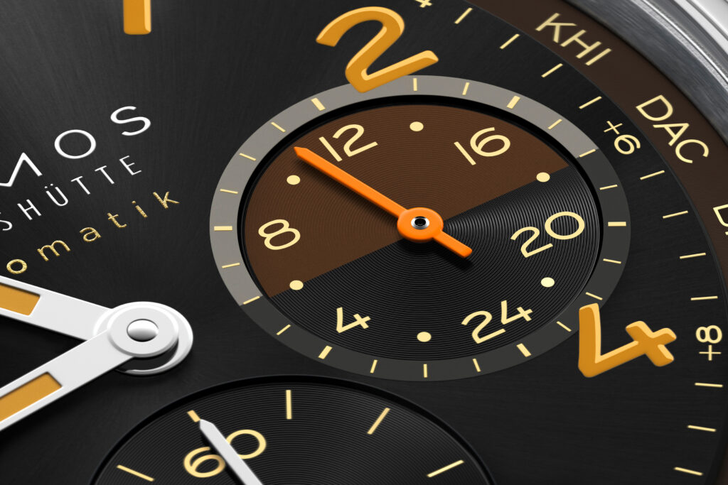 Club Sport neomatik world time from Nomos Glashütte