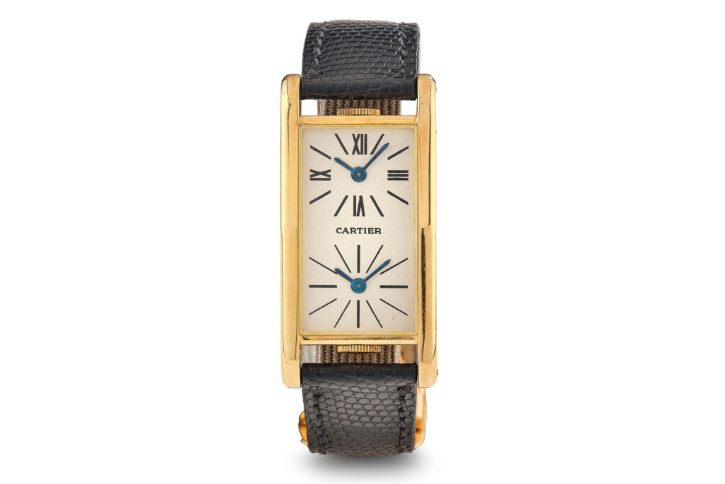 Cintrée Dual Time von Cartier (@Dorotheum)