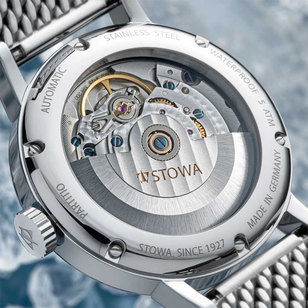 Partitio Ice Blue von Stowa mit Sellita-Wert