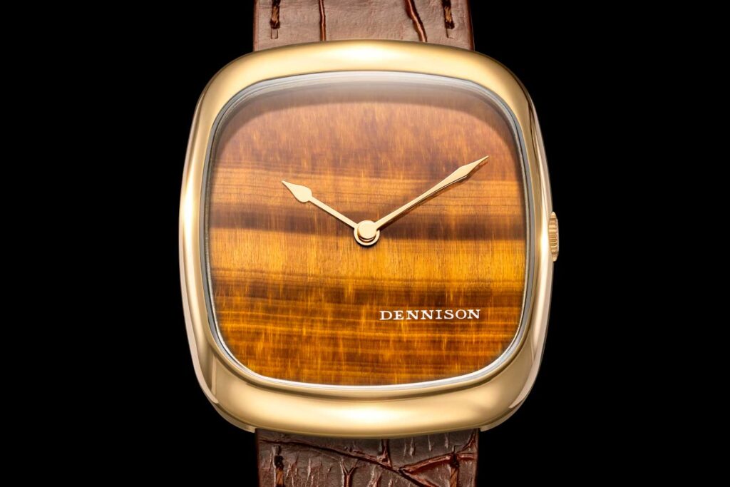 Challenge Watch Prize: Dennison – Natural Stone Tiger Eye In Gold