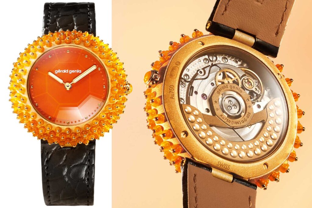 Ladies’ Watch Prize: gérald genta – Gentissima Oursin Fire Opal