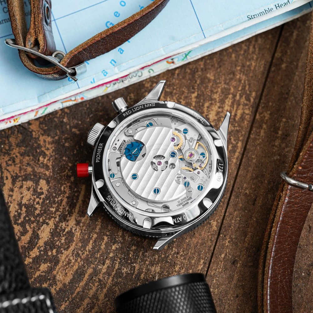 Handaufzugswerk AMT5100 M mit Flyback von Hanhart