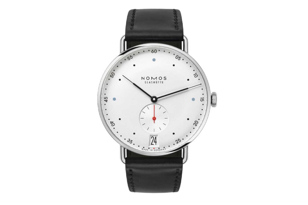 Metro 38 Datum von Nomos Glashütte