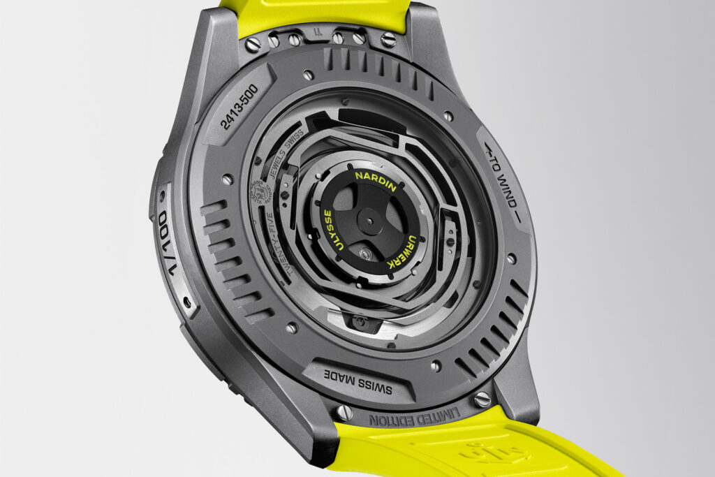 Ur-Freak von Ulysse Nardin und Urwerk Rückseite