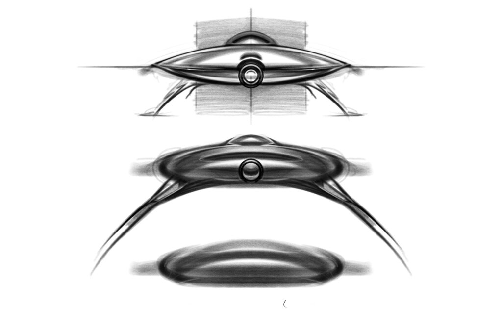 Zeichnung der Time Jumper von Czapek, seite