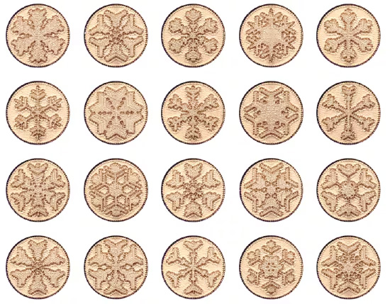 MoonSwatch Modell Mission to Earthphase – Moonshine Gold von Swatch Schneeflockenmotive