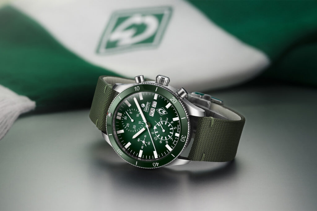 Werder-Bremen-Edition Grand Flieger Airport von Tutima Glashütte