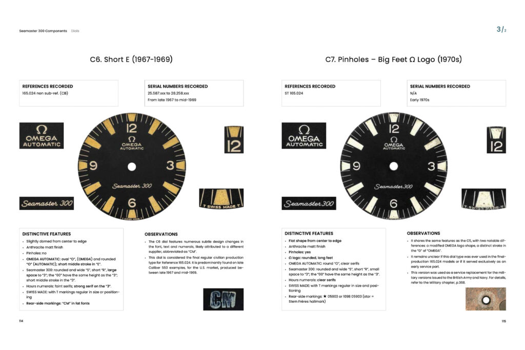 Doppelseite aus dem Buch „Seamaster Only“ von Grégoire Rossier und Anthony Marquié, erschienen bei Watchprint