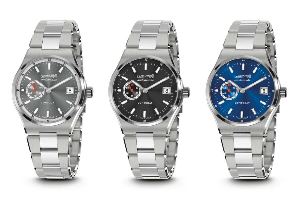 3 Modelle der Contodat Automatic von Eberhard & Co.
