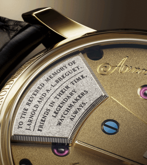 Rückseite Uhr Arnold & Son