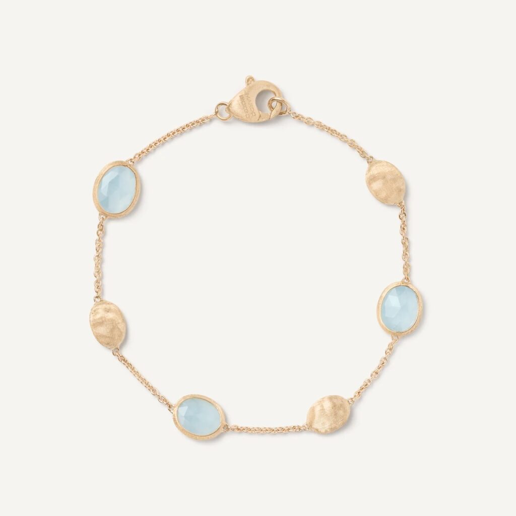 Marco Bicego Seviglia Armband mit Aquamarin.