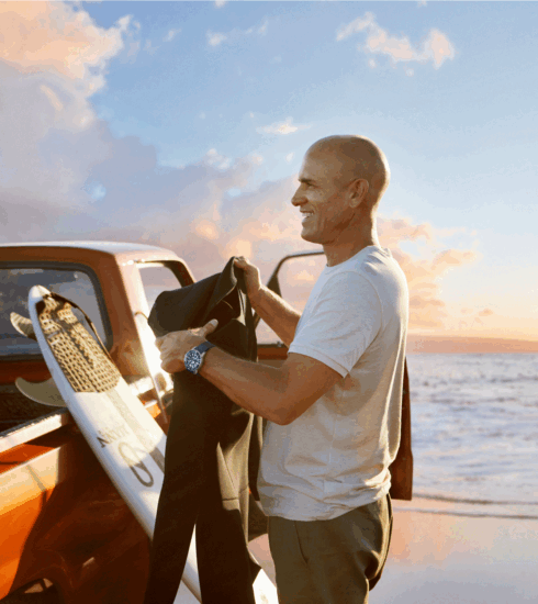 Kelly Slater, Mitglied der Breitling Surfer Squad