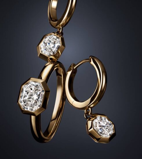 Swarovski Created Diamonds Kollektion "Octagon" aus synthetischen Diamanten.
