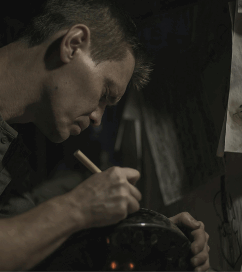 Handwerker bei der Arbeit