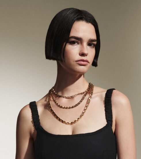 Binder Jewellery Perception Collier Gelbgold.
