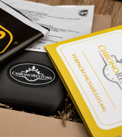 Versandset der Firma Chronorestore