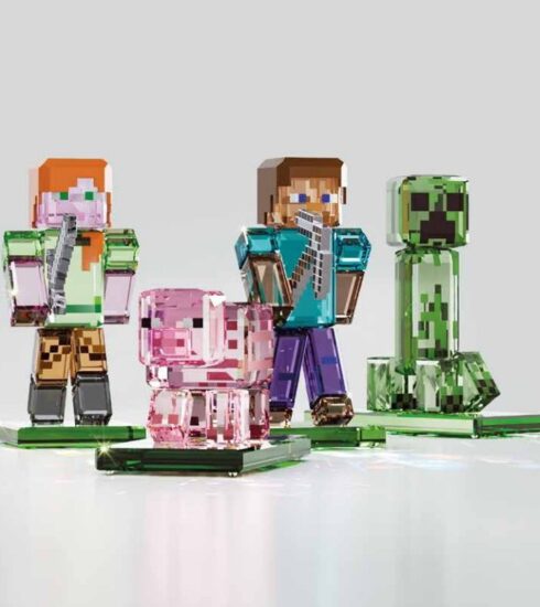 Minecraft x Swarovski Kristallfiguren