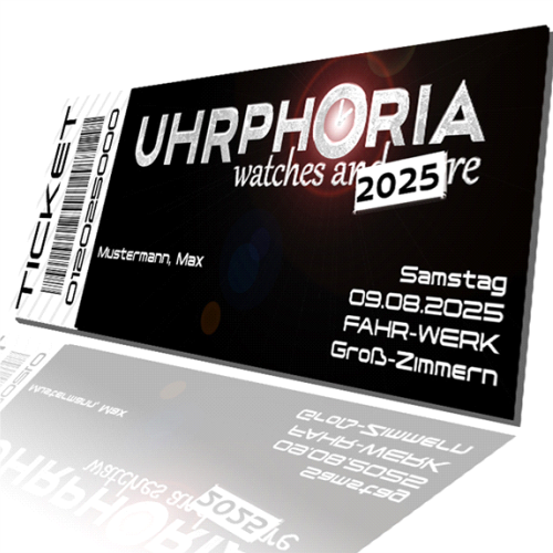 Uhrphoria Eintrittskate