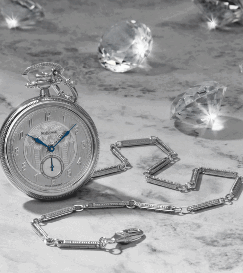 Die Bulova-Taschenuhr zum 150. Geburtstag der Marke ist von einem Modell aus den 1920er-Jahren inspiriert.