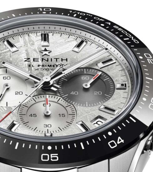 Zifferblatt Nahaufnahme Chronomaster Sport Meteorite von Zenith