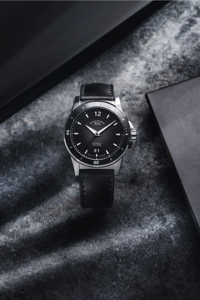 „Sportivio“-Modell mit Großdatum von Mühle-Glashütte