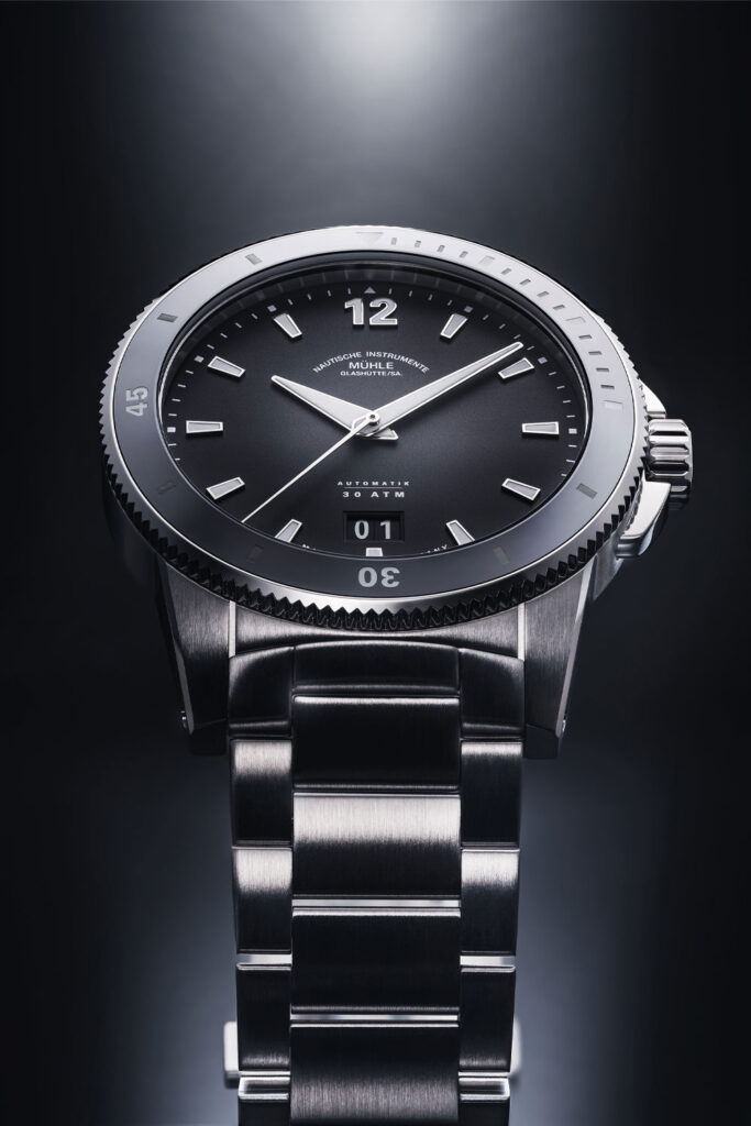 „Sportivio“-Modell mit Großdatum von Mühle-Glashütte