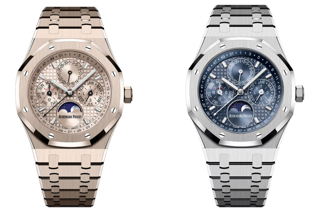 Royal Oak in stainless steel and gold with perpetual calendar and automatic caliber 7138