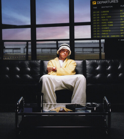 Rapper and G-Shock brand ambassador Cebtral Cee, campaign image for the DW-6900CC25-4ER wristwatch