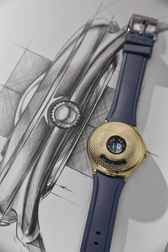 Time Jumper von Czapek in Gold auf Zeichnung