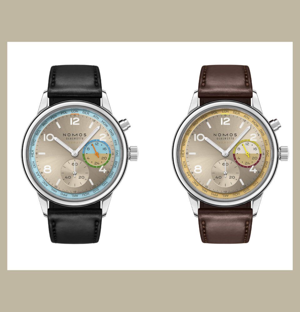 Nomos Glashütte: Club Sport neomatik world time