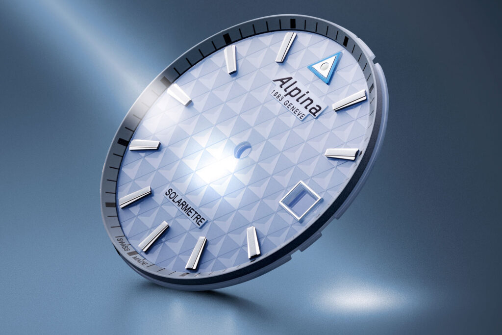 Zifferblatt der Alpiner Extreme Solarmetre von Alpina