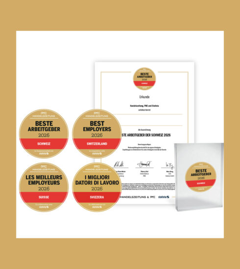 Logos beste Arbeitgeber der Schweiz 2026