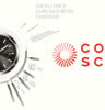 Logo und Kampagnenmotiv der Logo der COSC Zertifizierung Excellence Chronometer Certified