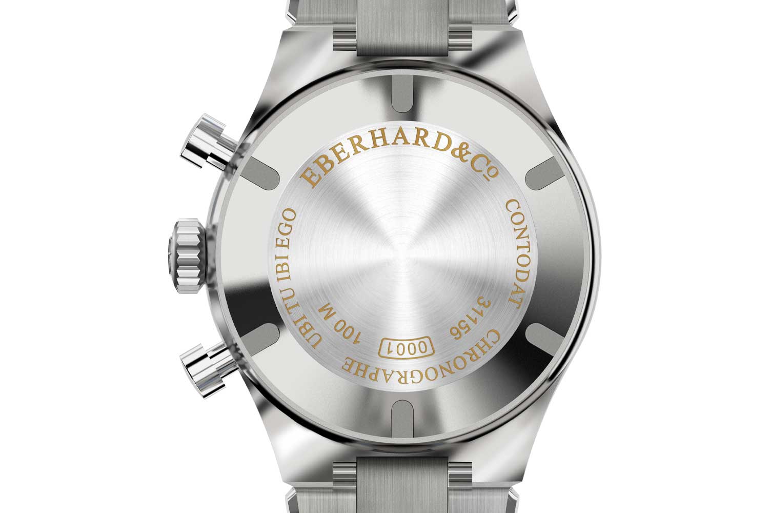 Gehäuseboden des Contodat Chronographe von Eberhard & Co.