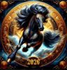 Horse motif for the Chinese Year of the Horse 2026