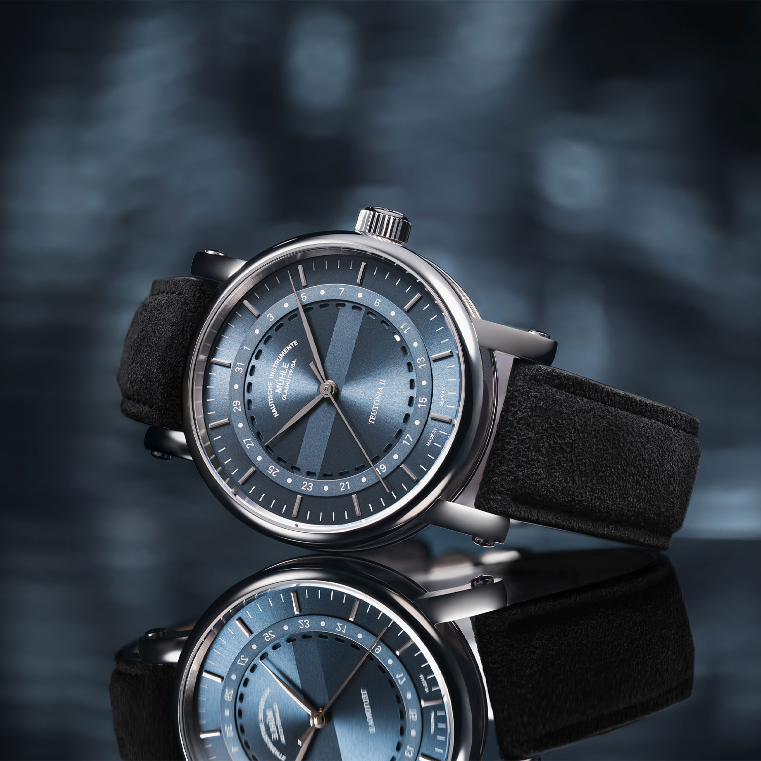 Daily Circle – Mühle-Glashütte equips a „Teutonia II“ with a special date display