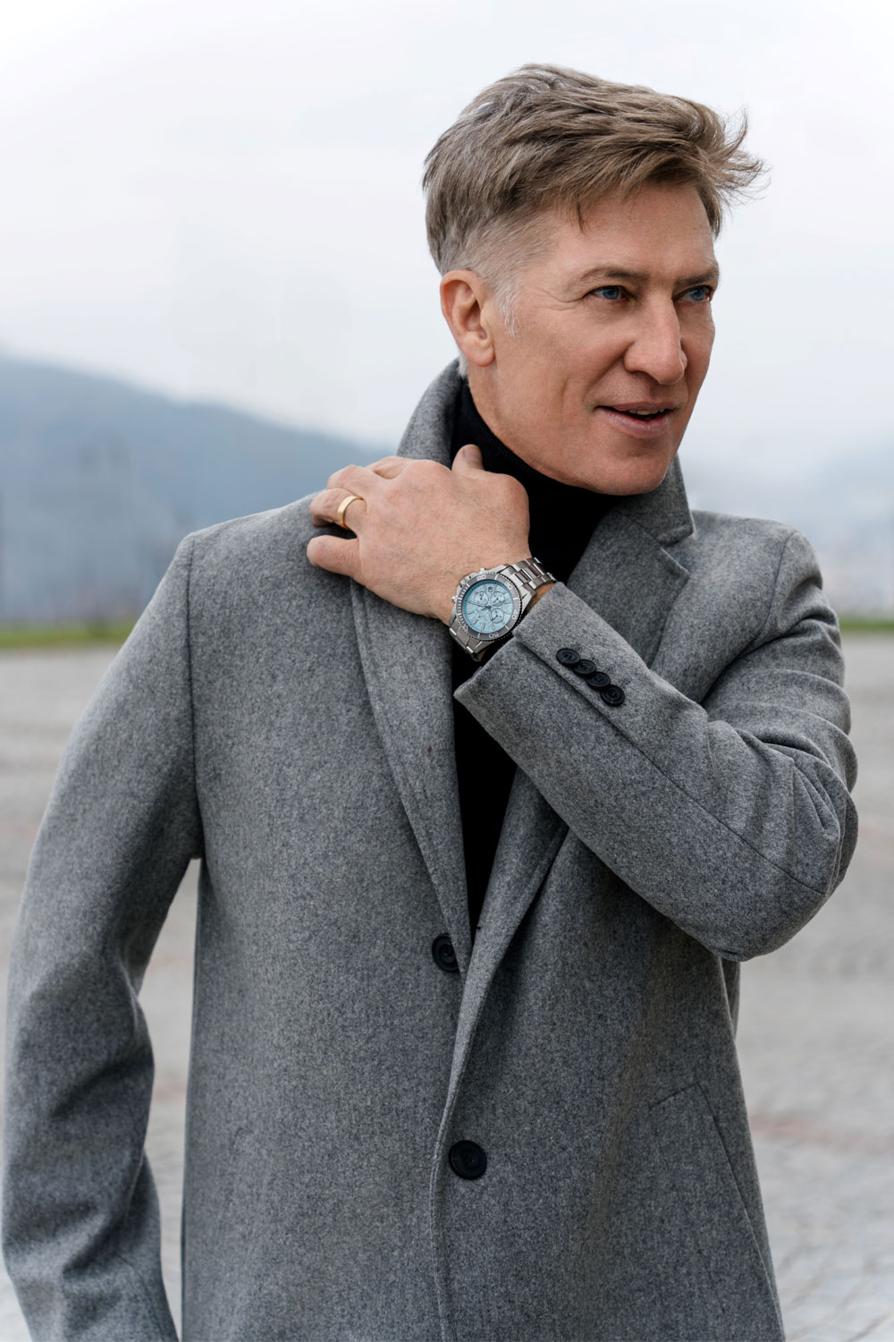 Tobias Moretti Trägt eine Uhr von Jacques Lemans