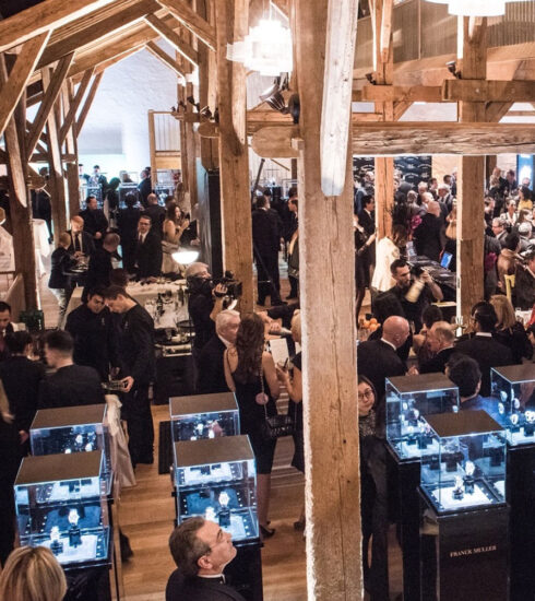 Blick in den Ausstellunngsraum der WPHH von Franck Muller