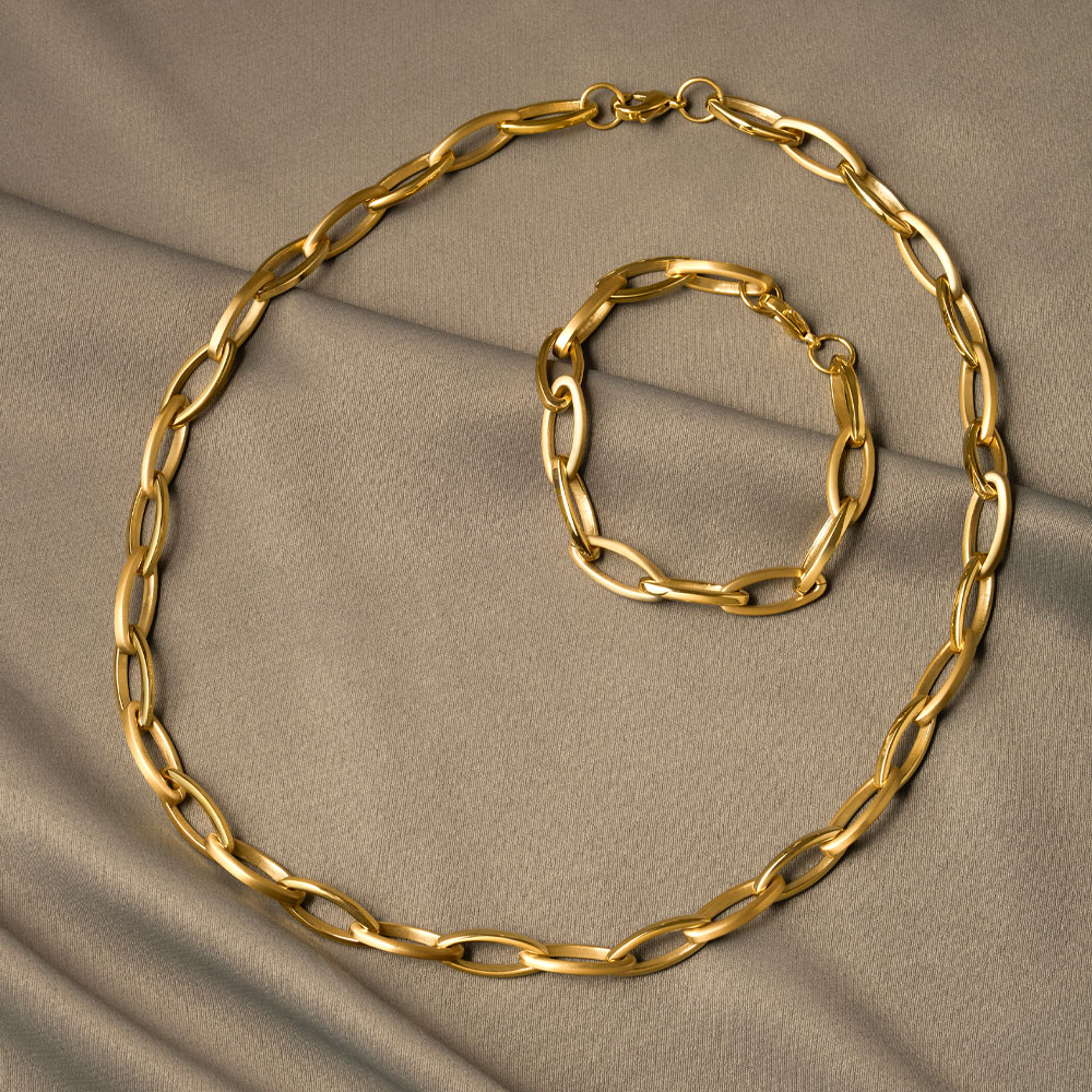 Goldplattierter Titan-Schmuck von Boccia Titanium