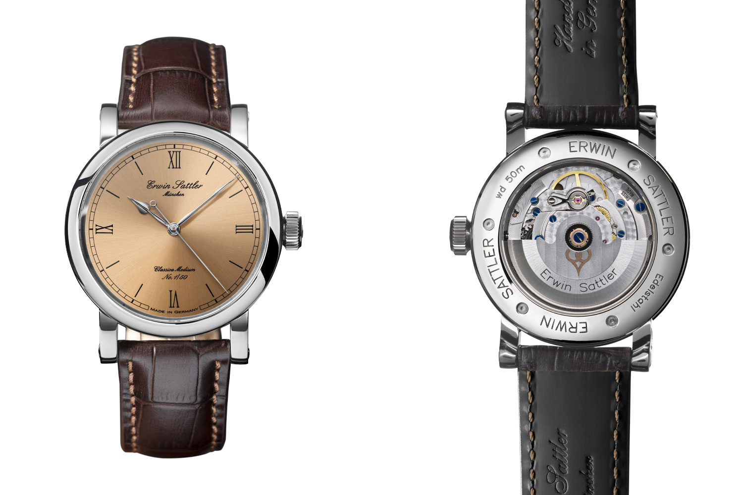 Classica Medium Limited von Erwin Sattler, von vorne und von hinten