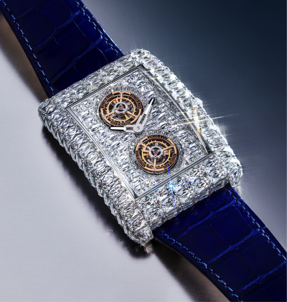 Diamant besetze Uhr von Jacob & Co.