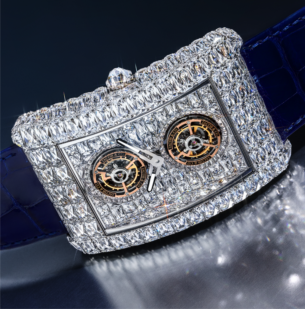 Diamant besetze Uhr von Jacob & Co.