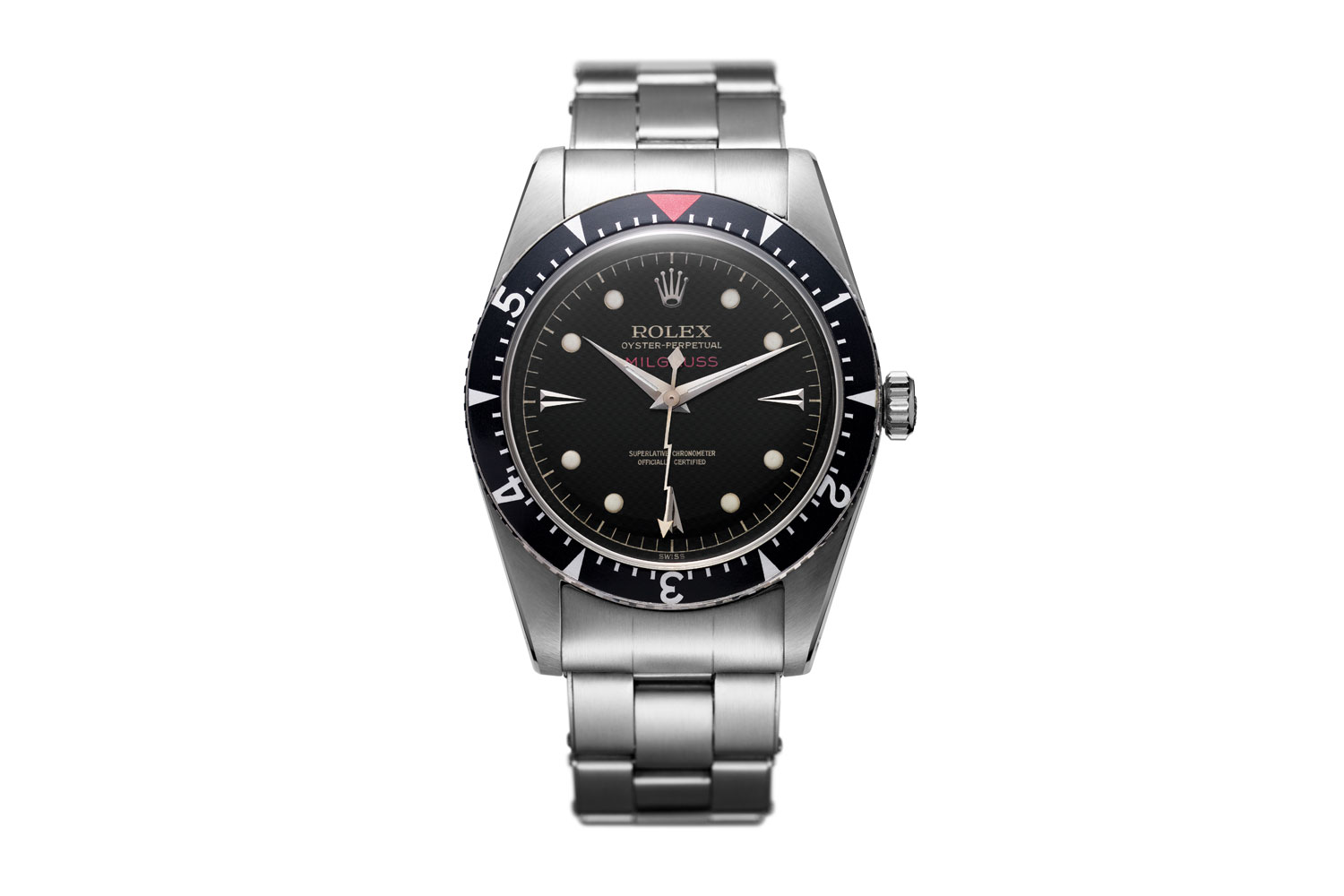First Milgauss from Rolex, dating from 1956.